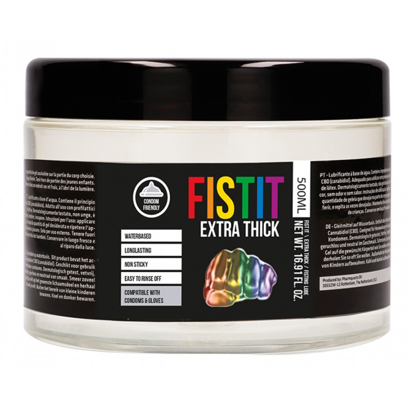 Fist It Lubrifiant Eau Fist It extra Thick Rainbow 500ml